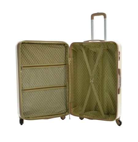 مجموعة حقائب سفر بعجلات وبتصميم سادة مكونة من 5 قطع بيج كاكي 52555103