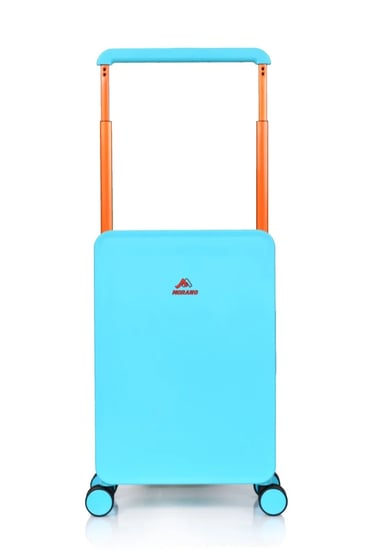 حقيبة سفر متينة للجنسين خفيفة الوزن، حقيبة باربع بعجلات دوارة مع قفل مدمج من TSA (أزرق مائي, Carry-On 20-Inch)