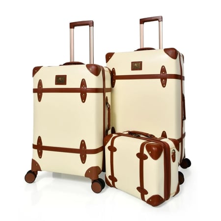 طقم سفر ونيووكر UNIWALKER - كريمي بجملي