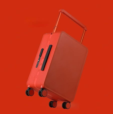 شنطة سفر مقاس وسط 24 إنش لون برتقالي