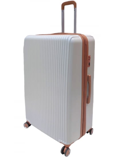 تشكيلة شنط سفر 6 قطع على شكل خطوط بعدة الوان