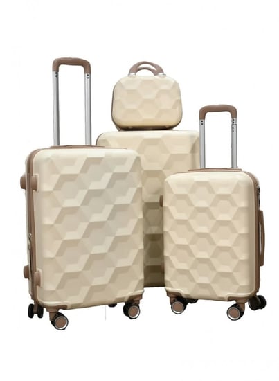 شنط و حقائب سفر من مورانو مكونه من 4 قطع بيج بأطار كاكي 43155103