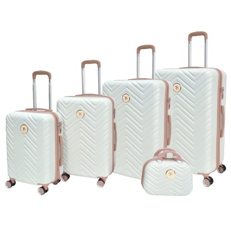 طقم حقائب سفر بعجلات من 5 قطع من ستار لاين بيج كاكي N44197255A 444144