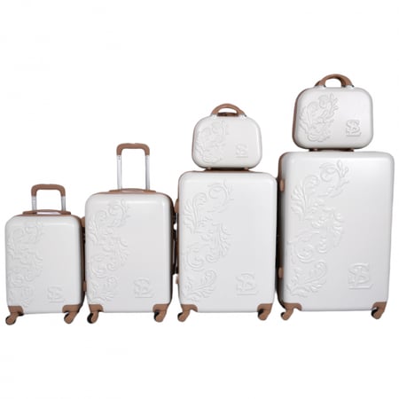 طقم شنط سفر 6 قطع من سعة للحقائب