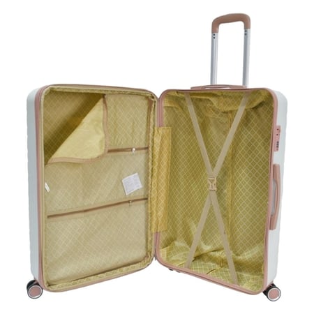 طقم حقائب سفر بعجلات من 4 قطع من ستار لاين بيج بإطار لحمي