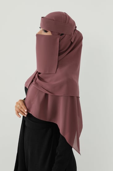طقم طرحة ونقاب