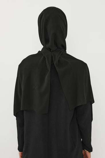 حجاب شيفون بمغناطيس وقبعة وسط