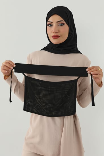 طقم طرحة ونقاب - اسود