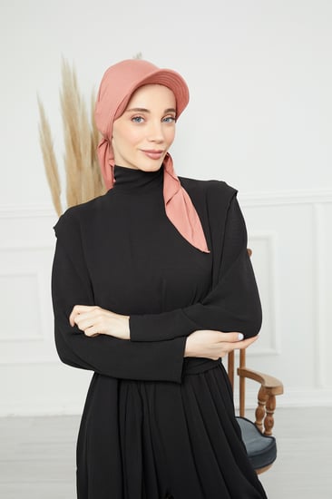 توربان كاب ربط من الخلف- لحمي غامق
