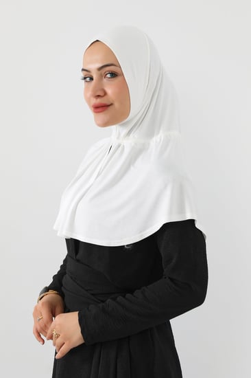 حجاب رياضي - ابيض