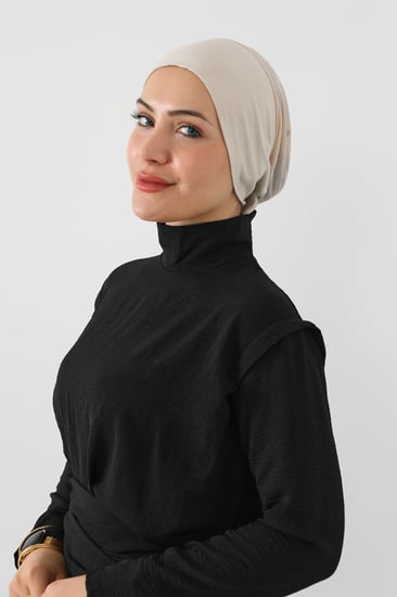 قبعة تحت الحجاب بيج