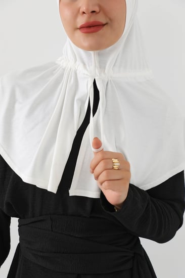 حجاب رياضي - ابيض