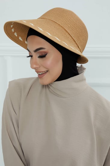 قبعة كاملة تغطي الرقبة والرأس شفافة من الخلف - أسود