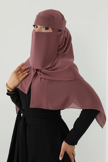 طقم طرحة ونقاب