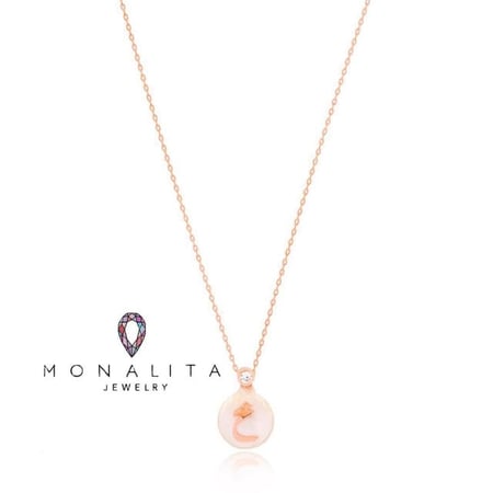 سلاسل الأحرف العربية الأنيقة , اللون روز جولد (LA1) .