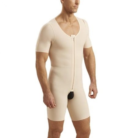 مشد كامل فوق الركبة أكمام قصيرة رجالي  Marena - MB SS