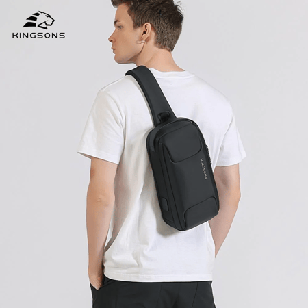 Kingsons - حقيبة كتف - اسود