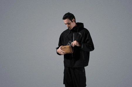 Kingsons - حقيبة يد فاخرة - بني