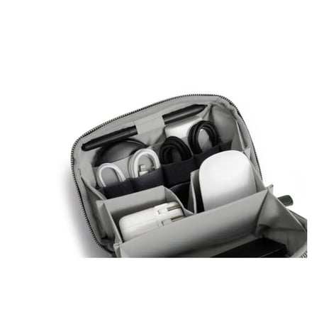 alot - حقيبة يد جلد فاخر بسعة 1 لتر مع حزام خلفي للحمل - بني