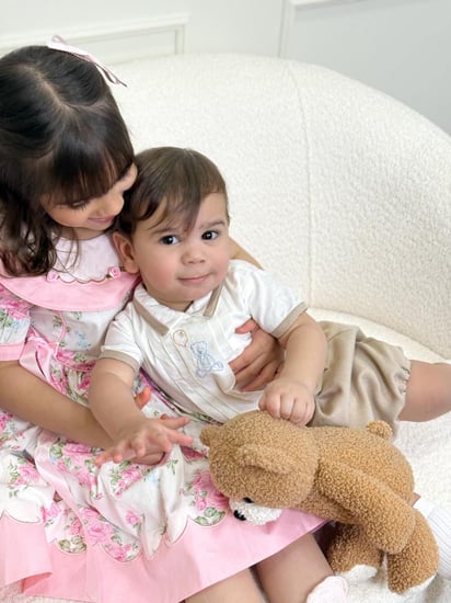 طقم ولادي - بتطريز دبدوب