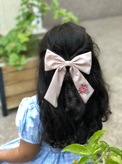 فيونكة حجم كبير - لون وردي