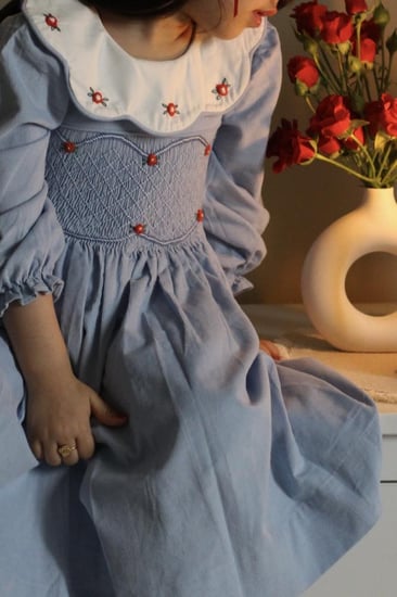 فستان مخملية الثلج