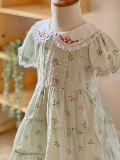 فستان فستقي