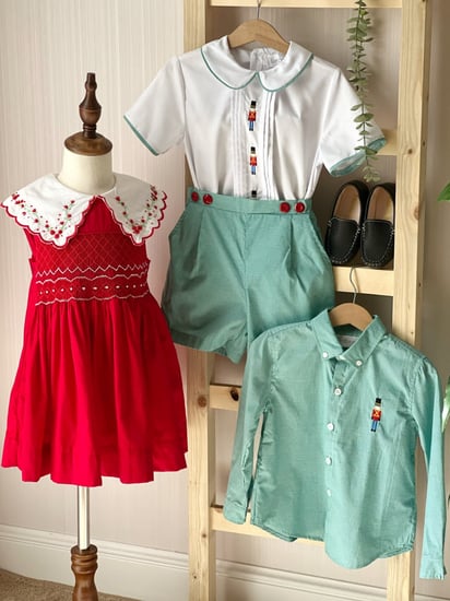 فستان احمر بناتي