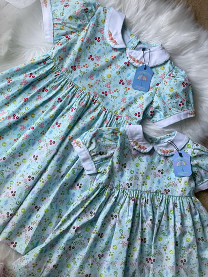 فستان فندي اطفال