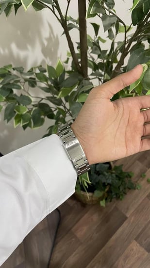 ساعة كاسيو - ابيض