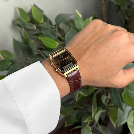 ساعة كاسيو - ذهبي