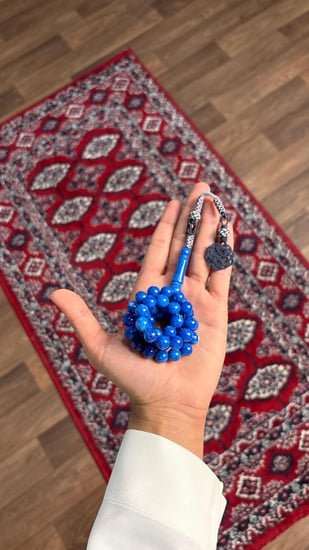 بكلايت ازرق مموج