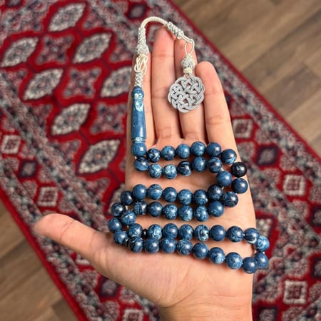 بكلايت ازرق مموج