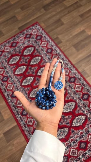 بكلايت ازرق مموج