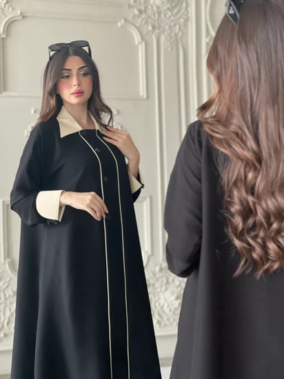 عبايه ملونه تمنحك شعورا بالاناقه والراحه