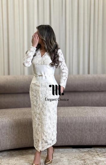 فستان دانتيل وكورسيه ميدي (#133)