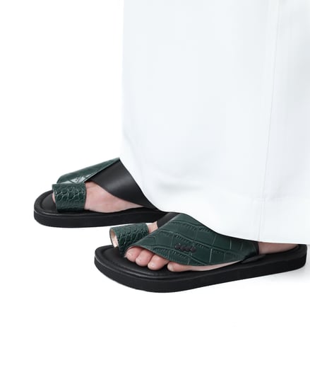 حذاء شاهين جلد التمساح