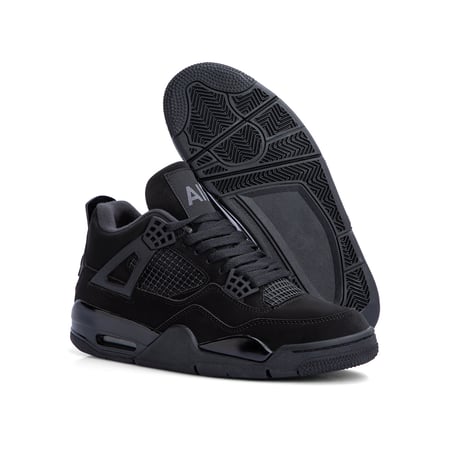 حذاء رياضة اسود بتصميم مميز