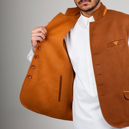 سديري جوخ  رجالي وجهين بني وعسلي