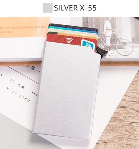 ( 6 قطع ) محافظ بطاقات مزودة بتقنية RFID ضد السرقة ( 6 ألوان )