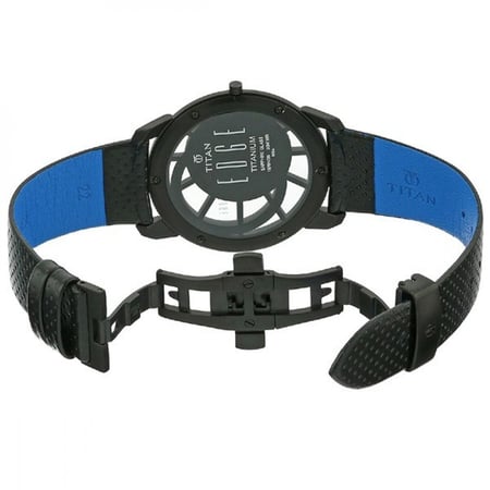 ساعة تايتان الهندية الرقيقة انالوج كوارتز  TITAN EDJ WATCH NEW - ND1576NL01A