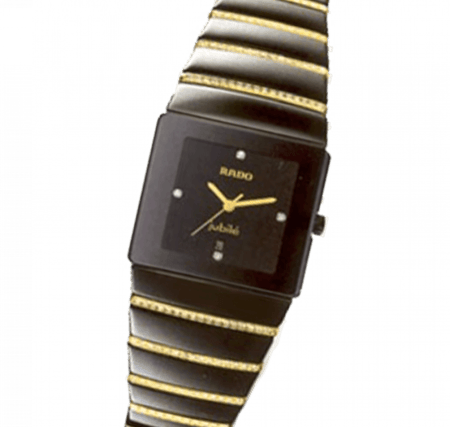 ساعة رادو سيراميك سينترا كوارتز مطلي  ذهب و الماس للجنسين - R13335729