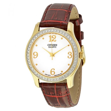 CITIZEN Silver Mother of Pearl Dial Dial Ladies Watch - EL3012-00A