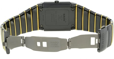 ساعة رادو سيراميك سينترا كوارتز مطلي  ذهب و الماس للجنسين - R13335729