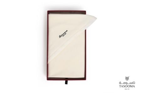 شال شتوي كريمي من تاسومة