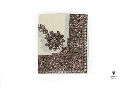 شال شتوي نقشات كشميري من تاسومة