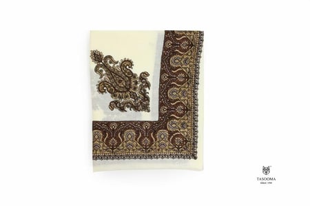 شال شتوي نقشات كشميري من تاسومة