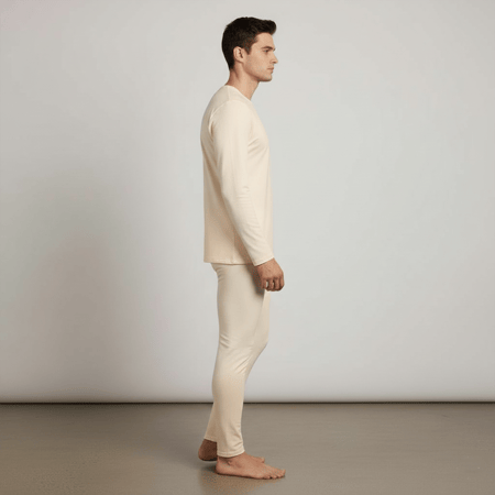 بيجامة حراري رجالية بدون رقبة