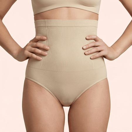 مشد نسائي بطن وخصر - مقاس Free Size - لون بيج