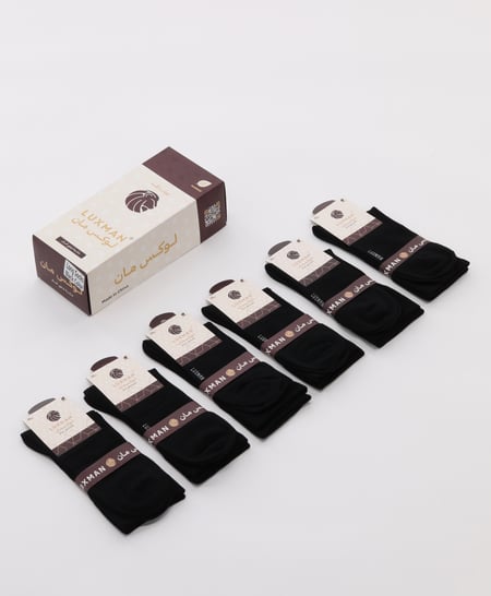 جوارب بامبو طبية لمرضى السكري طويلة (6 حبات)